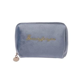 Trousse de toilette femme velours