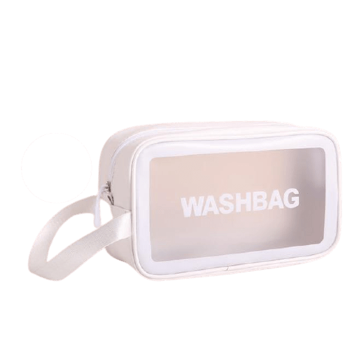 Organisation de produits de soin avec la Trousse de toilette femme plastique