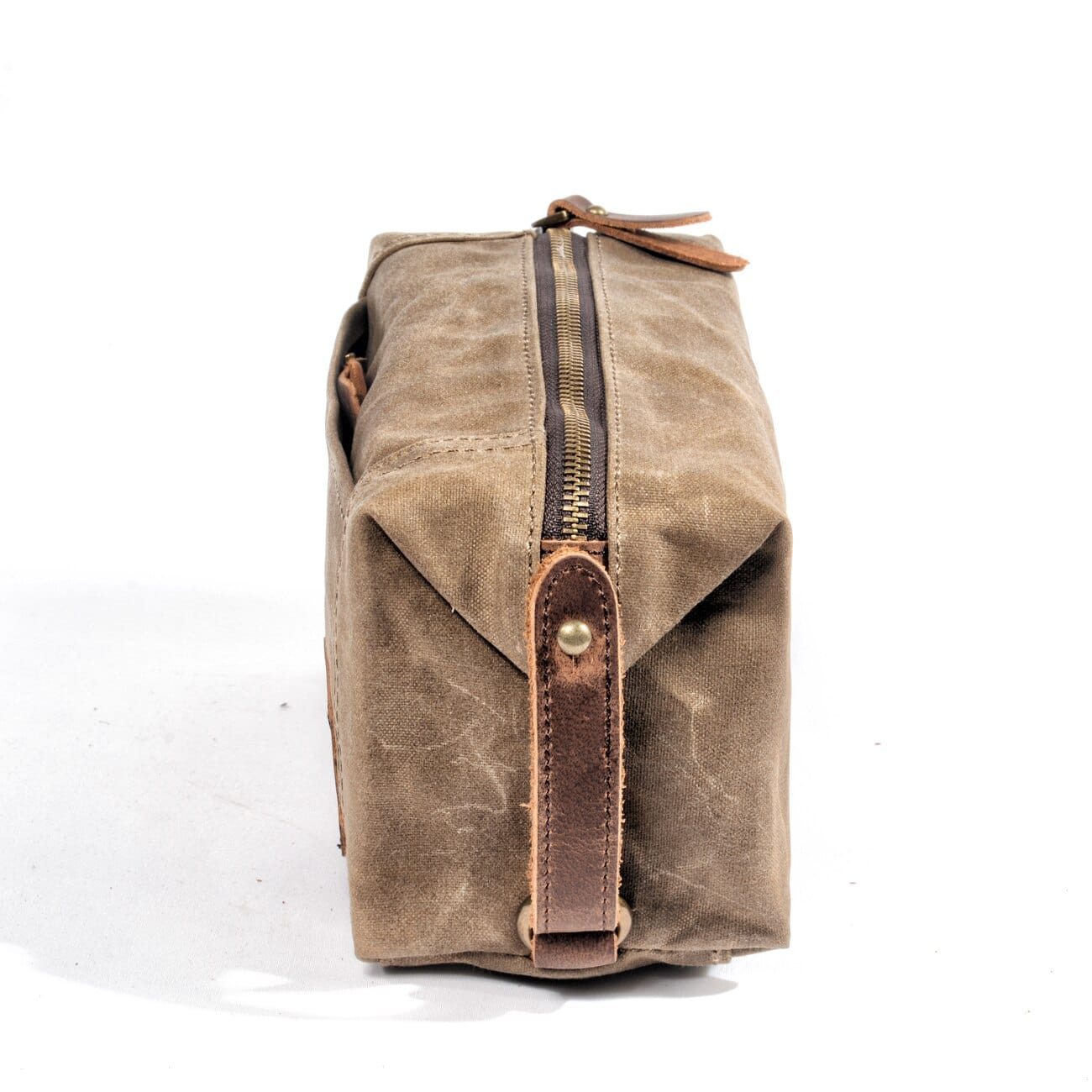 Trousse de toilette homme en cuir