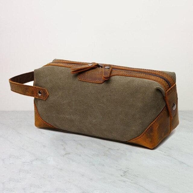 trousse de soin en cuir authentique