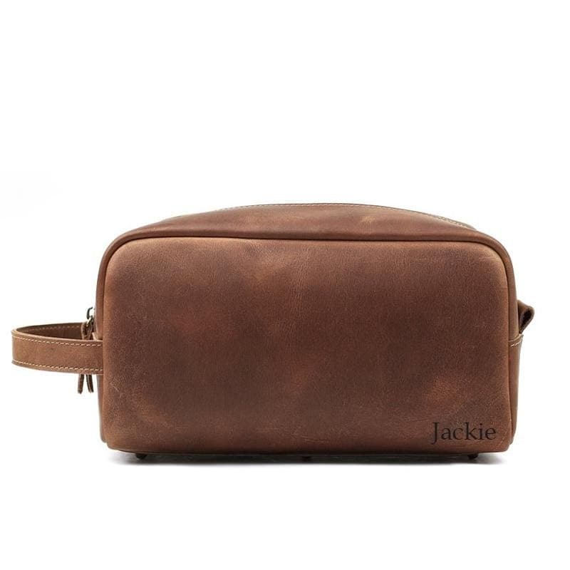 Organisation de produits de soin en cuir