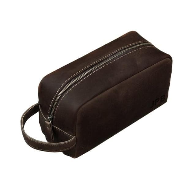 Accessoire de voyage en cuir lisse