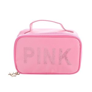 Trousse de toilette femme rose