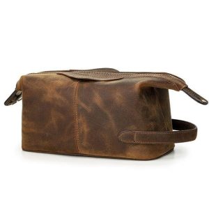 Trousse de toilette cuir design élégante