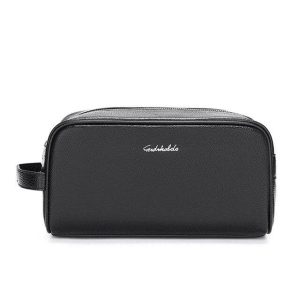 Trousse de toilette cuir business élégante