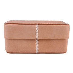 Trousse de toilette cuir boite élégante