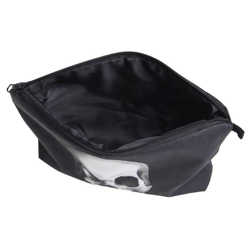 trousse de toilette homme motif tête de mort