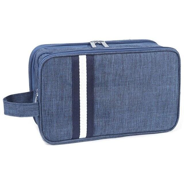 Trousse de toilette homme avec double zip