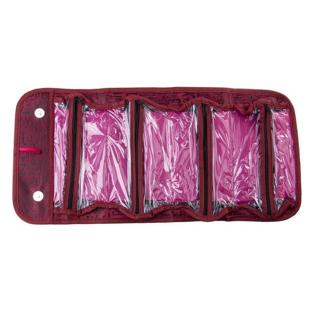 Organizer de produits de beauté dépliant