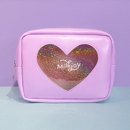 Trousse de toilette avec motif cœur