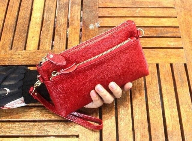 petite trousse de toilette en cuir durable
