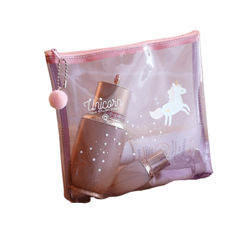 accessoire de rangement élégant licorne rose