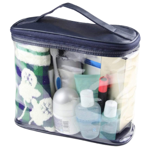 trousse de toilette transparente grande capacité