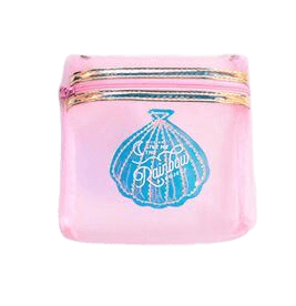 Trousse de toilette marine en plastique transparent