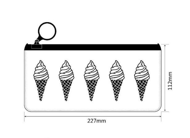 Trousse de rangement cosmétique transparente