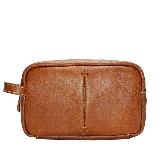 Accessoire de voyage cuir vintage