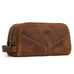 Trousse de toilette cuir homme luxe