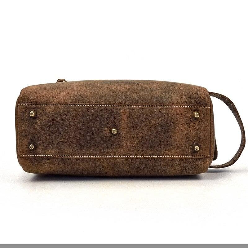 trousse de toiletté luxe en cuir de vache