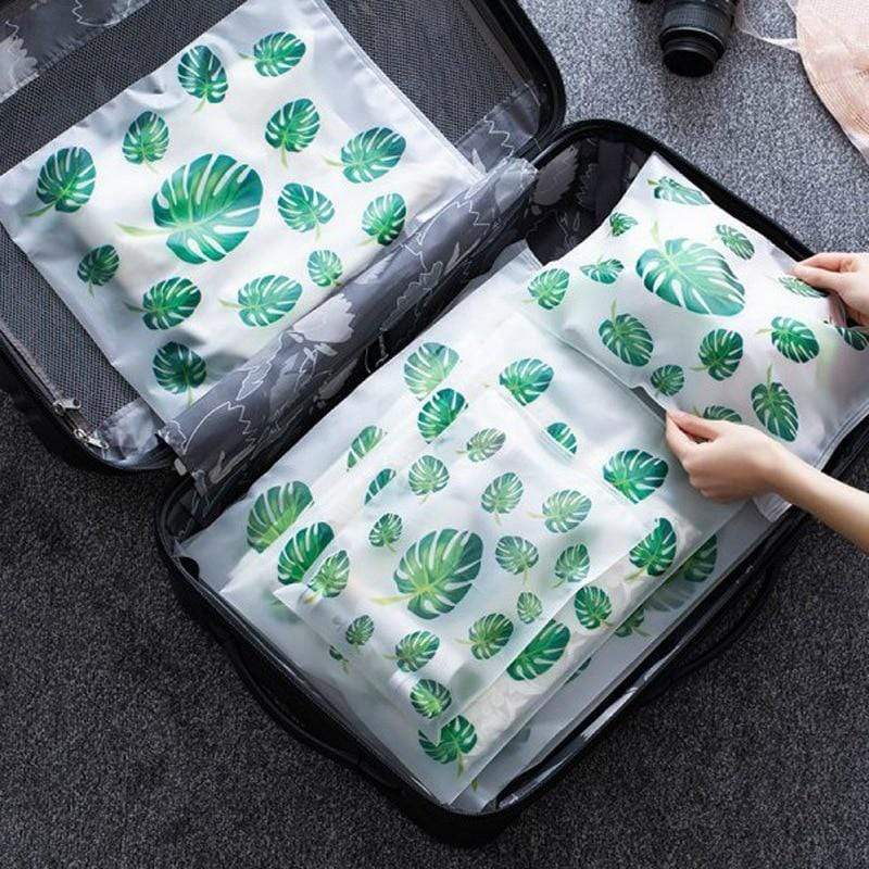 Organisateur de voyage en spray feuille verte