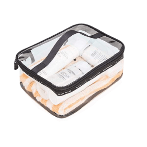 trousse de toilette transparente waterproof