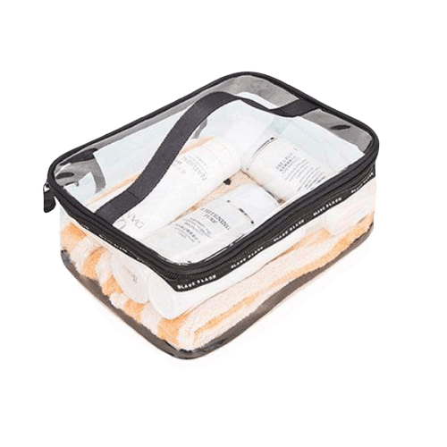 trousse de toilette transparente waterproof