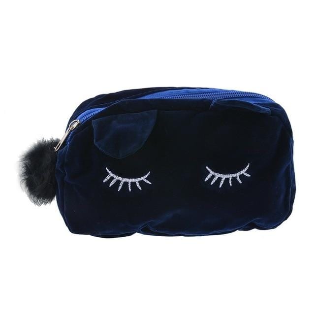trousse de toilette avec motif chat