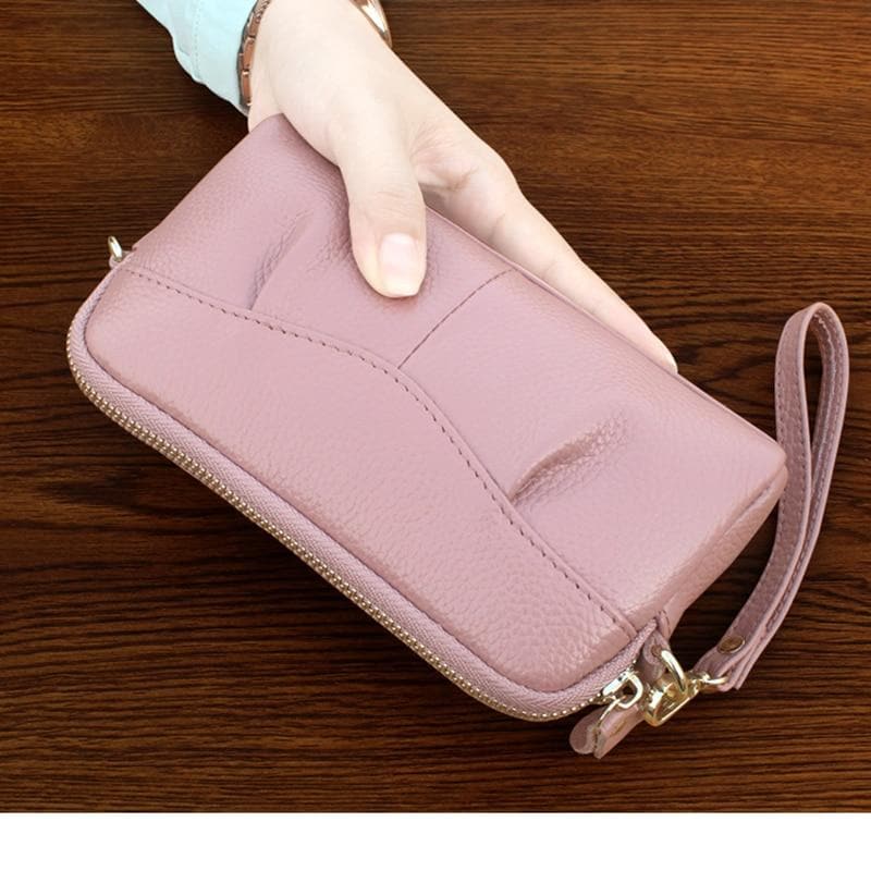 Trousse de toilette en cuir véritable