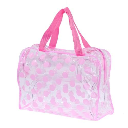trousse de toilette élégante à points