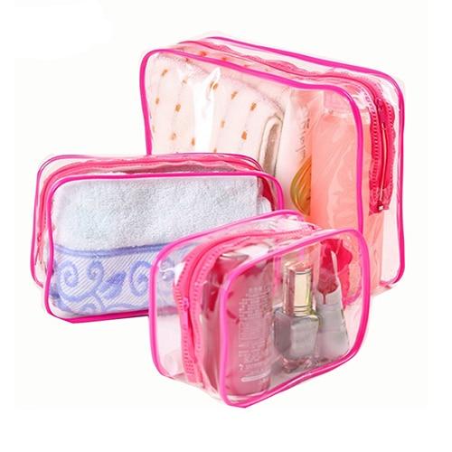 Organisateur de toilette transparent