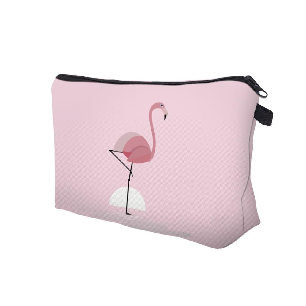 accessoire de voyage flamant rose