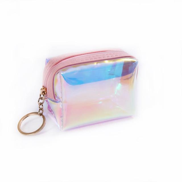 Trousse de toilette avec effet translucide