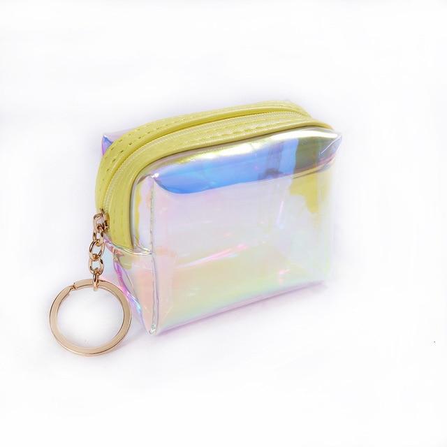 Trousse de toilette élégante en plastique transparent