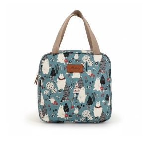 Sac Vanity de Voyage Motif Ourson Nordique