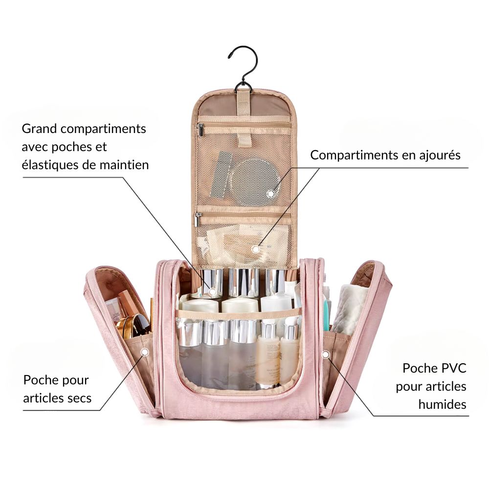 Trousse de toilette à Suspendre pour voyage