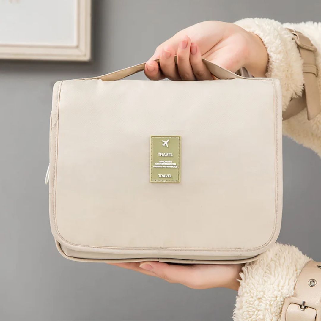 Poche transparente pour trousse de toilette