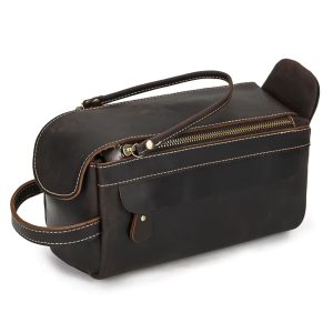 Trousse de toilette Dopp Kit en Cuir