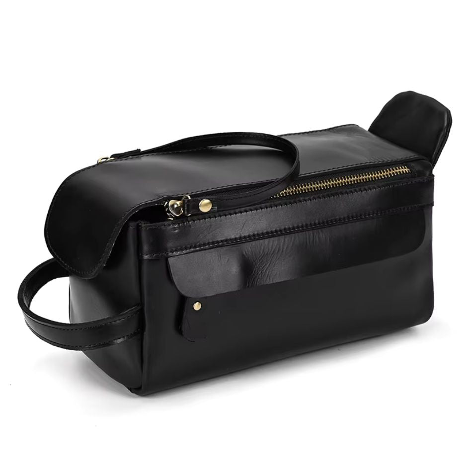 sac de bain en cuir