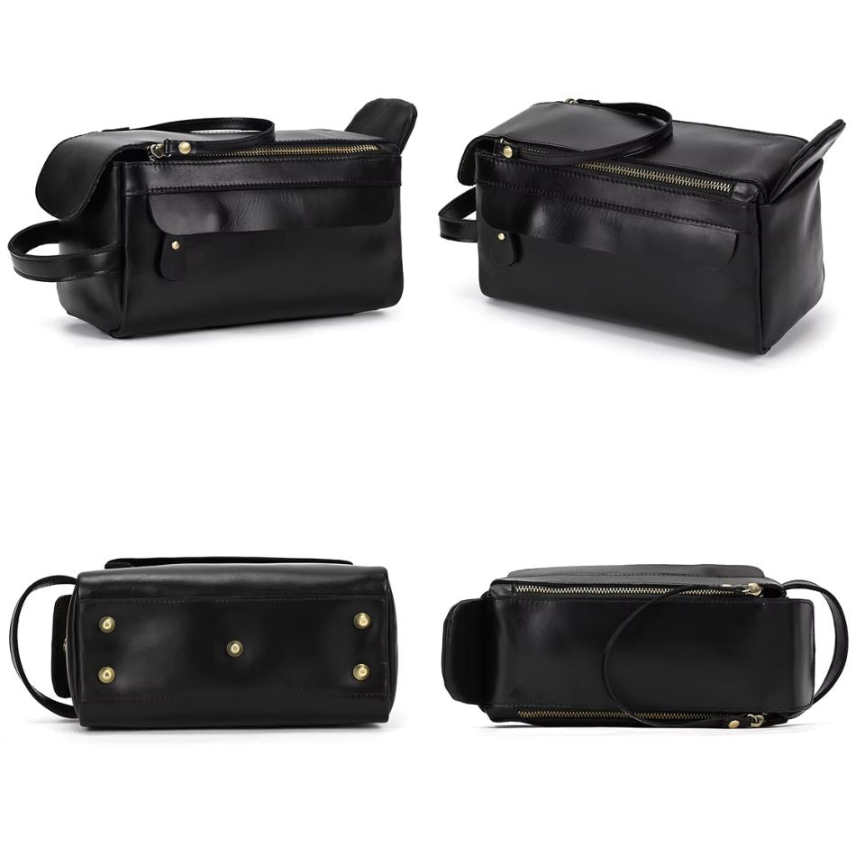 accessoire de voyage pour homme en cuir