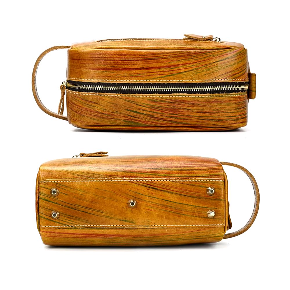 Organisation de toilette en cuir homme