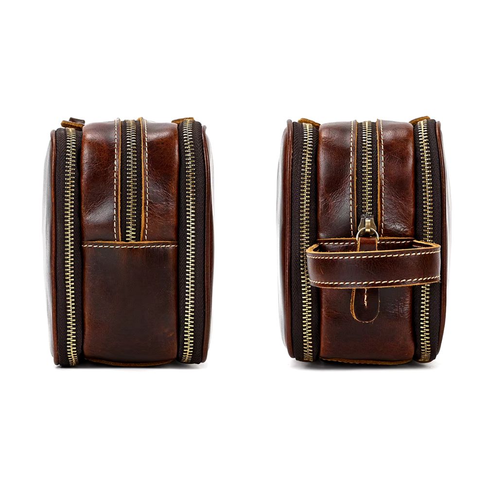 Trousse de beauté en cuir synthétique