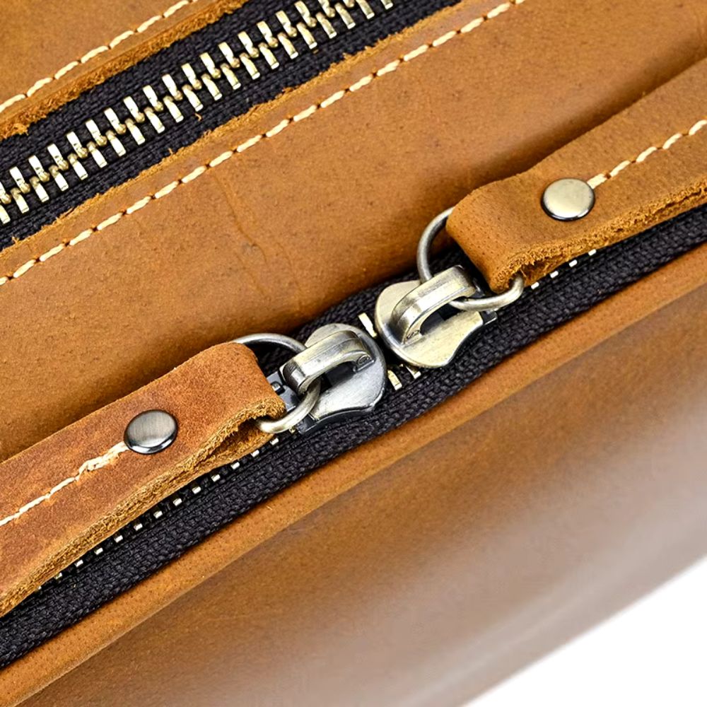 Organisation beauté en cuir authentique