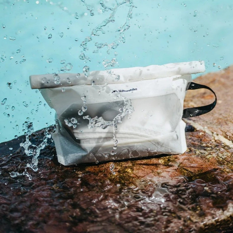 Trousse de toilette étanche avec fenêtre transparente
