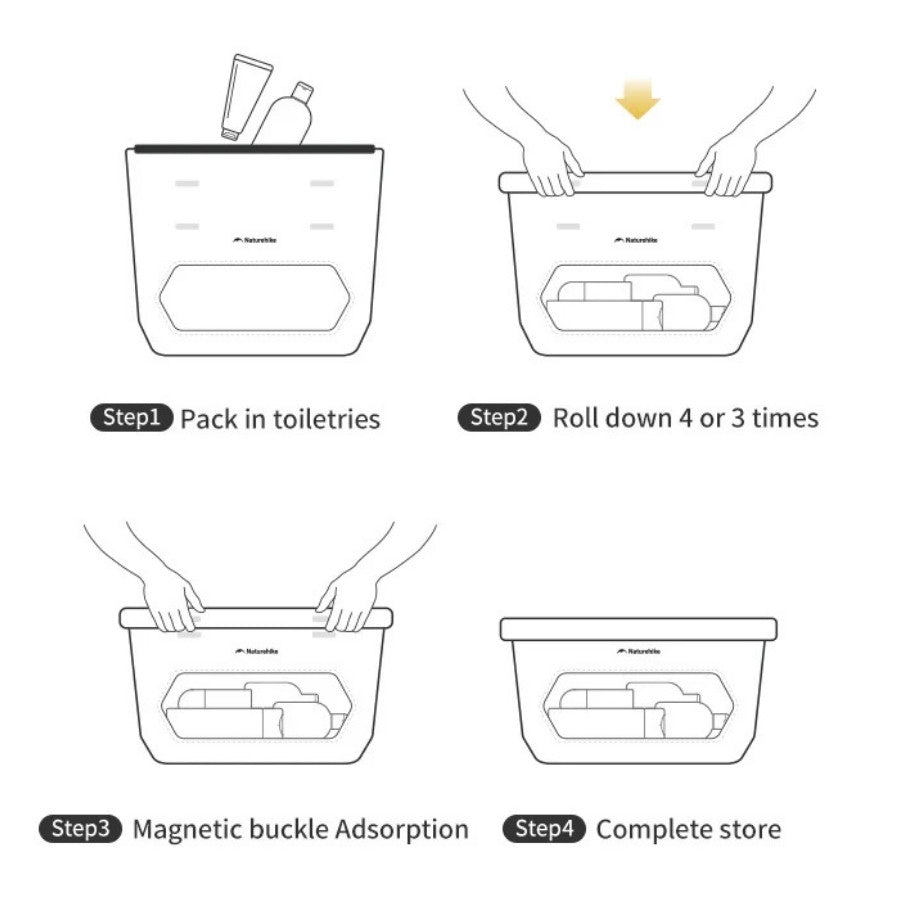 Trousse de toilette étanche pour voyage ou piscine