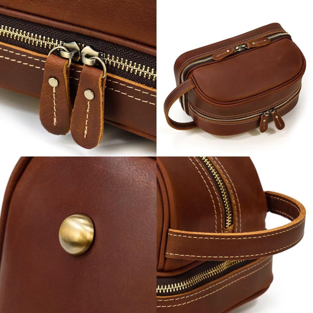 trousse de toilette homme rétro