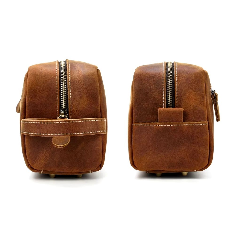 Accessoire de voyage en cuir pour hommes