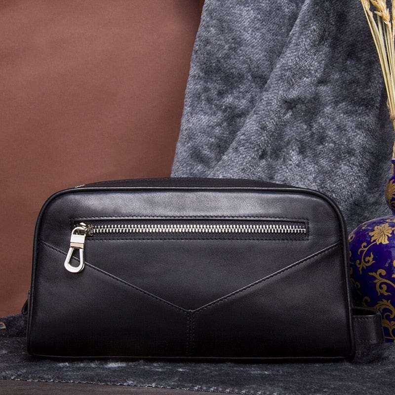 Sac de toilette homme cuir personnalisable