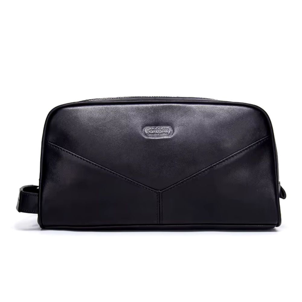 Trousse de toilette en cuir pour homme personnalisée