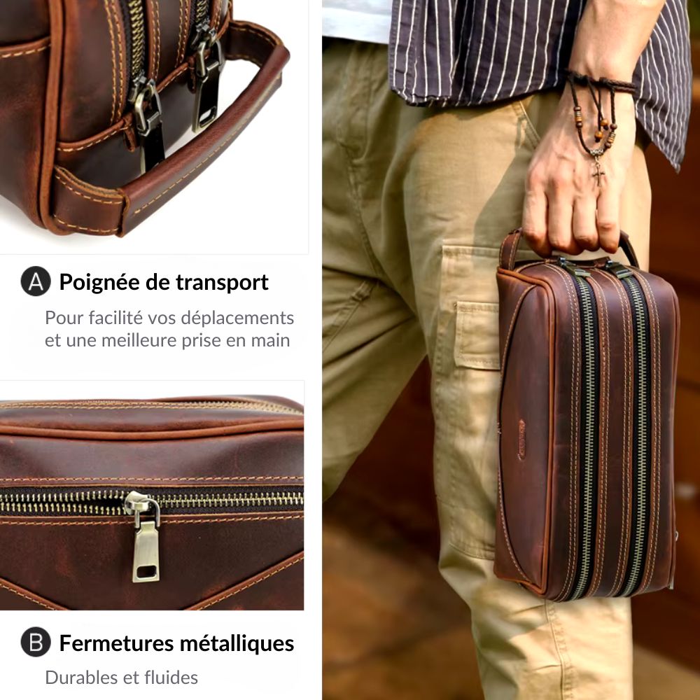 Accessoire de toilette personnalisée pour homme