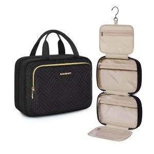 Trousse de Toilette Suspendue Femme Matelassée en textile