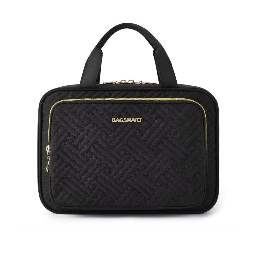 Trousse de Toilette Suspendue Femme Matelassée avec compartiments